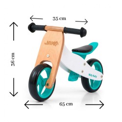Detské multifunkčné odrážadlo bicykel 2v1 Milly Mally JAKE Classic Mint zelená #2
