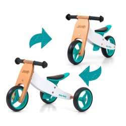 Detské multifunkčné odrážadlo bicykel 2v1 Milly Mally JAKE Classic Mint zelená #3