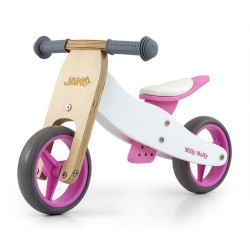 Detské multifunkčné odrážadlo bicykel 2v1 Milly Mally JAKE Classic Pink ružová #3