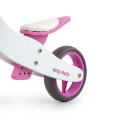 Detské multifunkčné odrážadlo bicykel 2v1 Milly Mally JAKE Classic Pink ružová #6