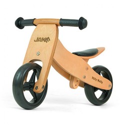 Detské multifunkčné odrážadlo bicykel 2v1 Milly Mally JAKE Natural prírodná #1