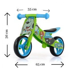 Detské multifunkčné odrážadlo bicykel Milly Mally JAKE Bob modrá #3