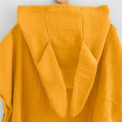 Detské mušelínové pončo New Baby Feeling toffe 80 cm podľa obrázku #1