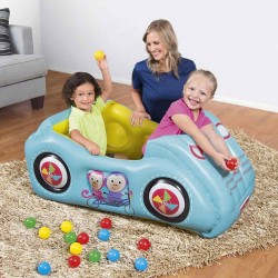 Detské nafukovacie autíčko Fisher-Price s loptičkami 119x79x51 cm multicolor #5