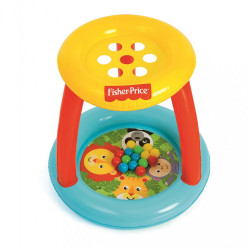 Detské nafukovacie hracie centrum s otvormi na lopty Fisher Price multicolor #2