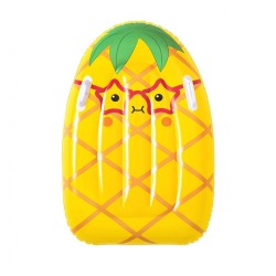 Detské nafukovacie lehátko rukoväťami  Bestway Ananas 84cm x 56cm Žltá