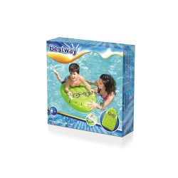 Detské nafukovacie lehátko rukoväťami  Bestway Kaktus 84cm x 56cm zelená #4