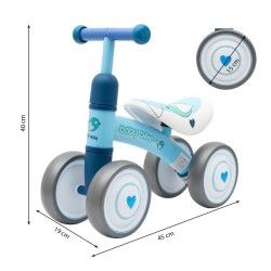 Detské odrážadlo Baby Mix Baby Bike Fruit blue modrá #2