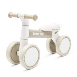 Detské odrážadlo Baby Mix Bunny Hop warm grey sivá