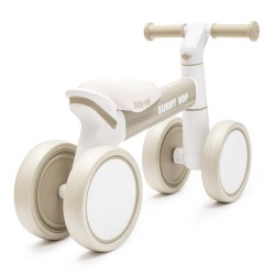 Detské odrážadlo Baby Mix Bunny Hop warm grey sivá #1