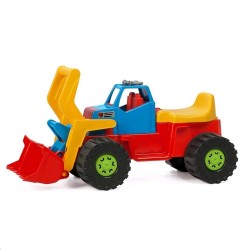 Detské odrážadlo Bager nakladač BAYO 74 cm modrý #4