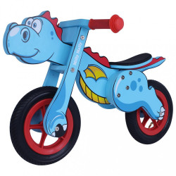 Detské odrážadlo bicykel Milly Mally DINO Mini blue modrá