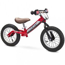 Detské odrážadlo bicykel Toyz Rocket red Červená #3