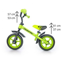 Detské odrážadlo kolo Milly Mally Dragon green zelená #1