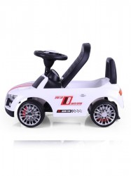 Detské odrážadlo Milly Mally Racer white biela #1