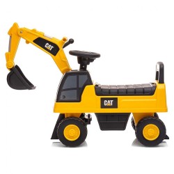 Detské odrážadlo rýpadlo so zvukom CAT Excavator Milly Mally žlté #2