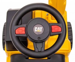 Detské odrážadlo rýpadlo so zvukom CAT Excavator Milly Mally žlté #5