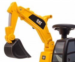 Detské odrážadlo rýpadlo so zvukom CAT Excavator Milly Mally žlté #8