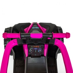 Detské odrážadlo s vodiacou tyčou Baby Mix Mega červené #3