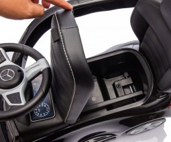 Detské odrážadlo s vodiacou tyčou MERCEDES C-Class Deluxe Milly Mally Black Čierna #9
