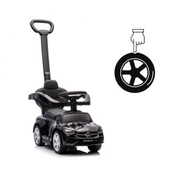 Detské odrážadlo s vodiacou tyčou MERCEDES C-Class Deluxe Milly Mally Black Čierna #6