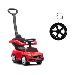 Detské odrážadlo s vodiacou tyčou MERCEDES C-Class Deluxe Milly Mally Red Červená #9