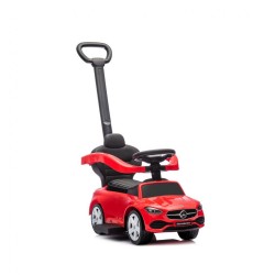Detské odrážadlo s vodiacou tyčou MERCEDES C-Class Deluxe Milly Mally Red Červená #5