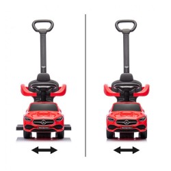 Detské odrážadlo s vodiacou tyčou MERCEDES C-Class Deluxe Milly Mally Red Červená #8