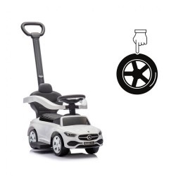 Detské odrážadlo s vodiacou tyčou MERCEDES C-Class Deluxe Milly Mally White biela #7