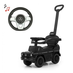 Detské odrážadlo s vodiacou tyčou MERCEDES G350d Milly Mally čierne #4