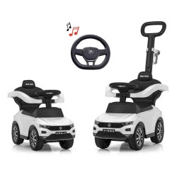 Detské odrážadlo s vodiacou tyčou VOLKSWAGEN T-ROC Milly Mally biele (poškodený obal) #2
