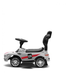 Detské odrážadlo so zvukom a vodiacou tyčou Baby Mix RACER biele #5