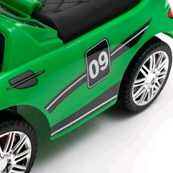 Detské odrážadlo so zvukom a vodiacou tyčou Baby Mix RACER červené #9