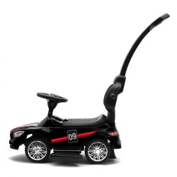 Detské odrážadlo so zvukom a vodiacou tyčou Baby Mix RACER čierne #4