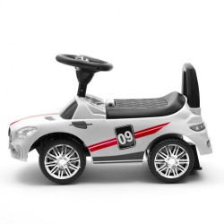 Detské odrážadlo so zvukom Baby Mix RACER biele #2