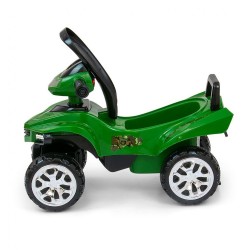 Detské odrážadlo so zvukom Štvorkolka Milly Mally Monster Military zelená #2