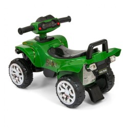 Detské odrážadlo so zvukom Štvorkolka Milly Mally Monster Military zelená #4