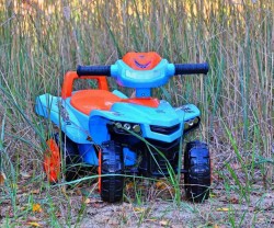 Detské odrážadlo so zvukom Štvorkolka Milly Mally Monster Navy modrá #6