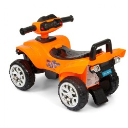 Detské odrážadlo so zvukom Štvorkolka Milly Mally Monster Orange oranžová #4