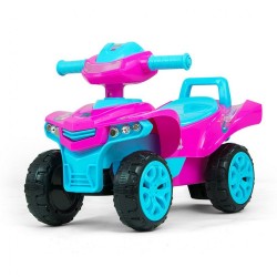Detské odrážadlo so zvukom Štvorkolka Milly Mally Monster Pink ružová