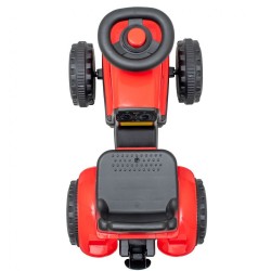 Detské odrážadlo traktor s vlečkou a náradim Baby Mix Benny červený #2