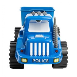 Detské policajné odrážadlo BAYO POLICE 70 cm modré #1
