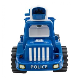 Detské policajné odrážadlo s bublifukom BAYO 70 cm modrá #1