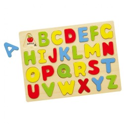 Detské vkladacie puzzle  Viga  Abeceda multicolor