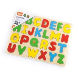 Detské vkladacie puzzle  Viga  Abeceda multicolor #1