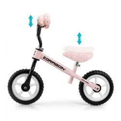 Detský balančný bicykel Milly Mally Dragon pink ružová #1