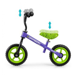 Detský balančný bicykel Milly Mally Dragon violet fialová #1