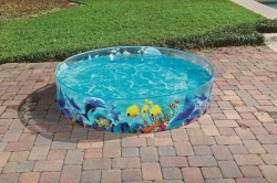 Detský bazén s pevnou stenou Bestway 183x38 cm more multicolor #2