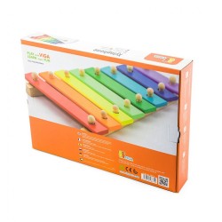 Detský drevený xylofón Viga multicolor #2