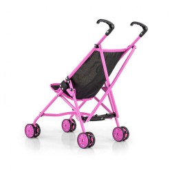 Detský golfový kočík pre bábiky Milly Mally Julia Prestige Black Čierna #2